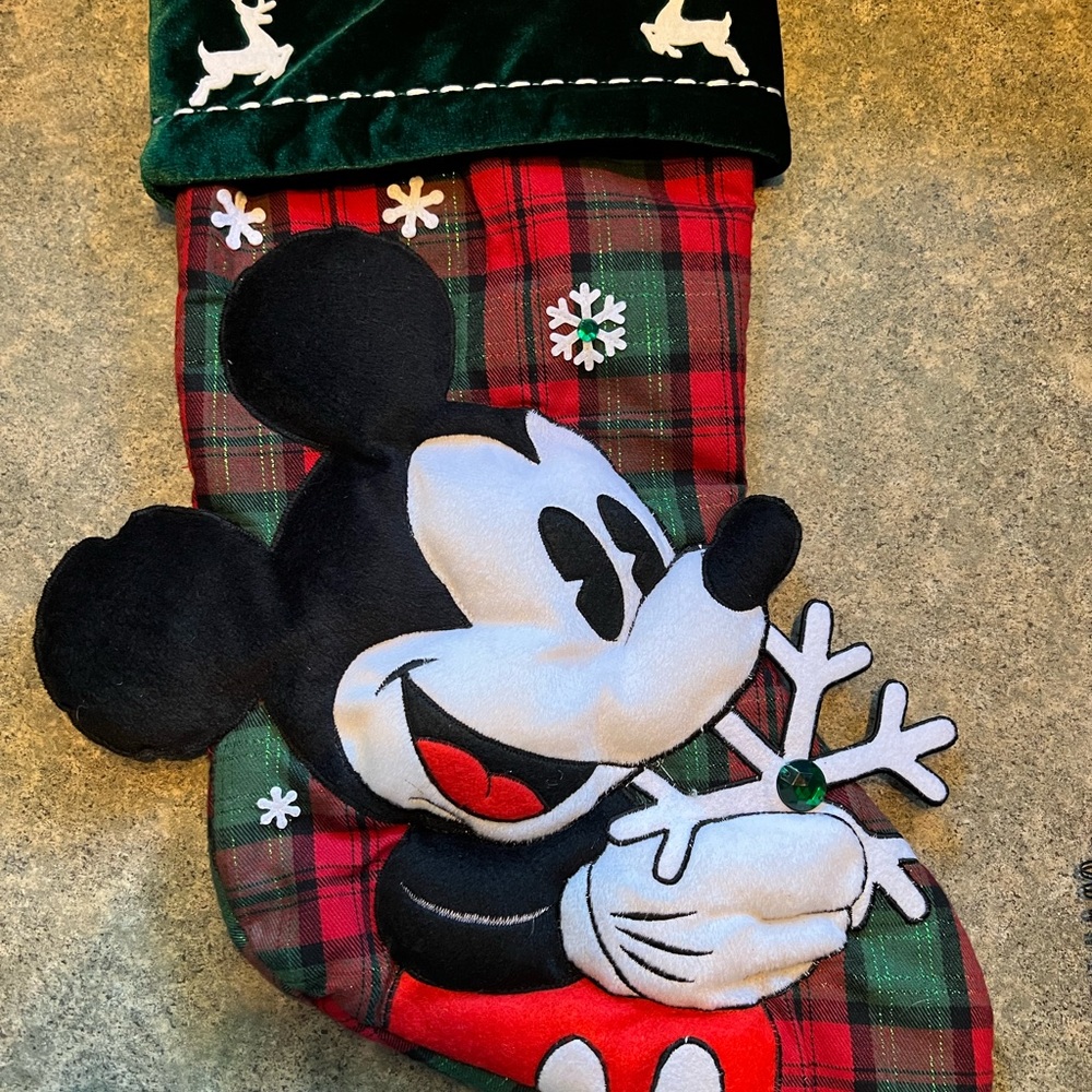 Christmas Mickey and Minnie Disney Stockings